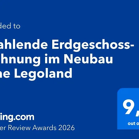 Lejlighed Strahlende Erdgeschoss-wohnung Im Neubau Naehe Legoland